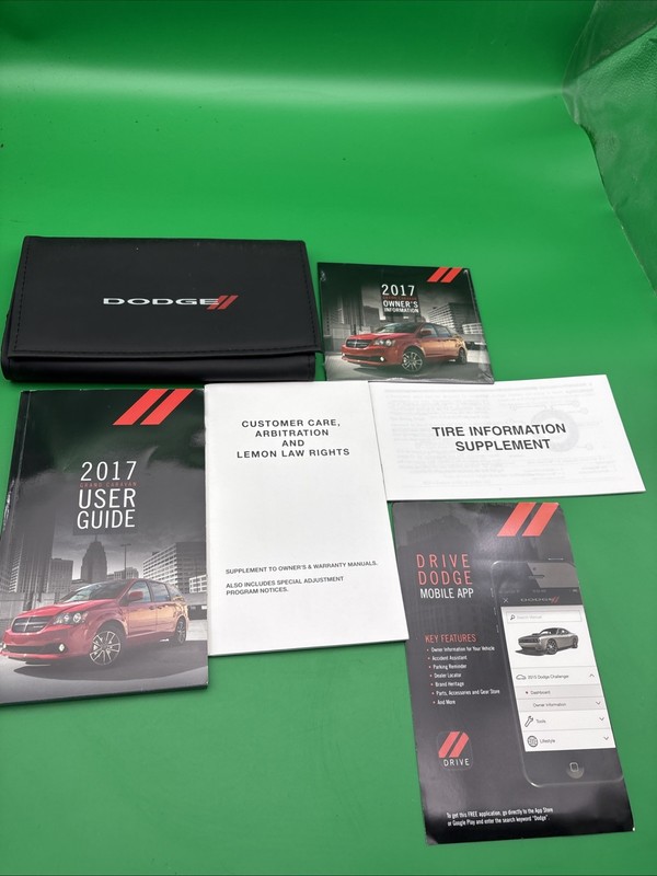 2017 Dodge Grand Caravan owners manual Owners Information CD With Case Included