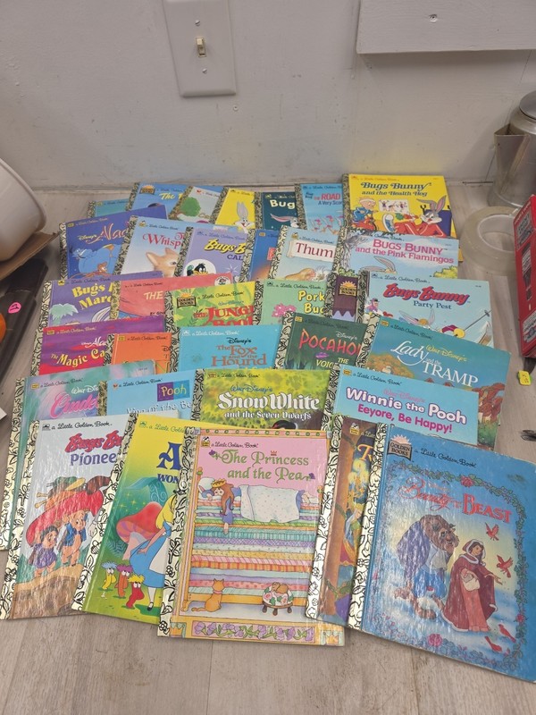Little Golden Book Lot of 33 Vintage Disney See Photos