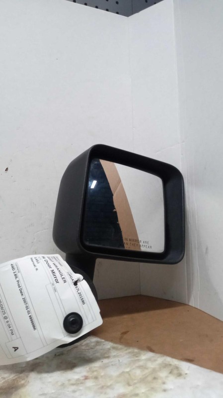 2007 Jeep Wrangler Right Door Mirror Green 620763 Used OEM Part 162K Miles