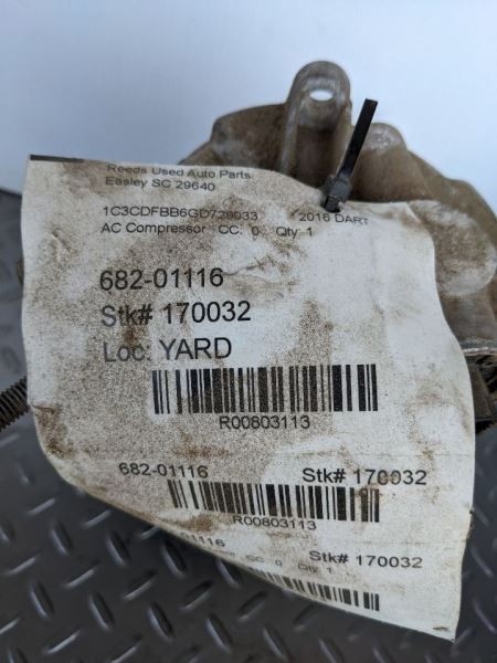 AC Compressor Fits 14-16 DART 803113