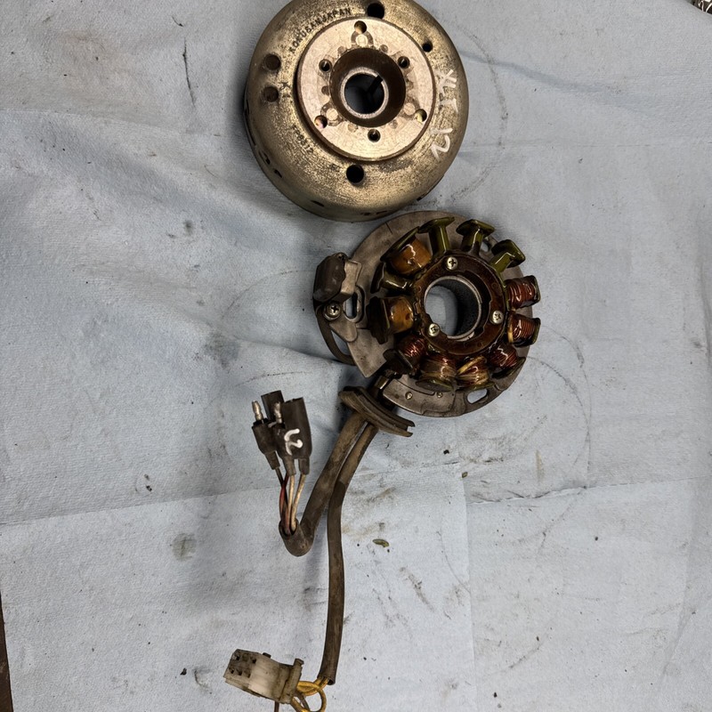 1993 - 1996 POLARIS Xlt Xcr 580 600 motor Stator Magneto Flywheel Good Set # 12