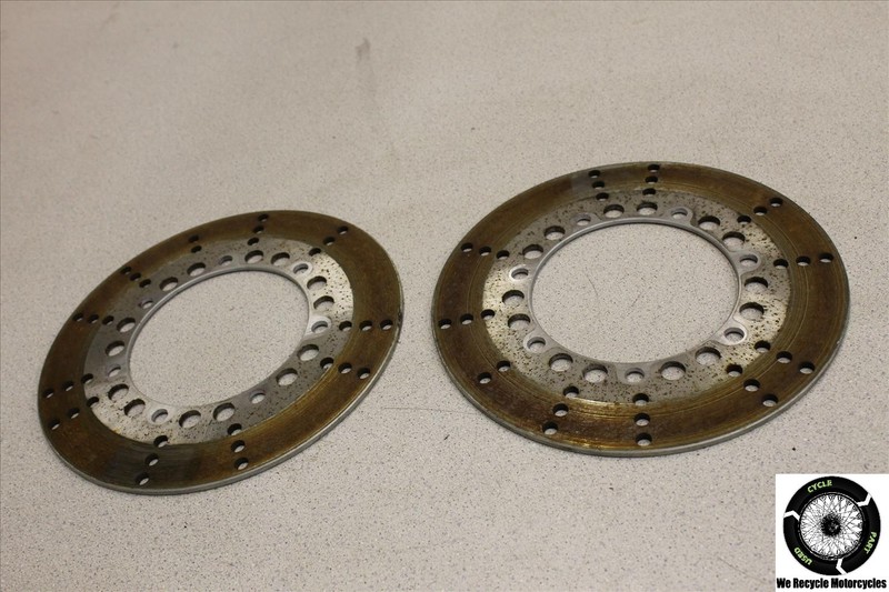 1999 KAWASAKI VN 750 VULCAN FRONT BRAKE ROTOR DISC PAIR OEM VN750 99