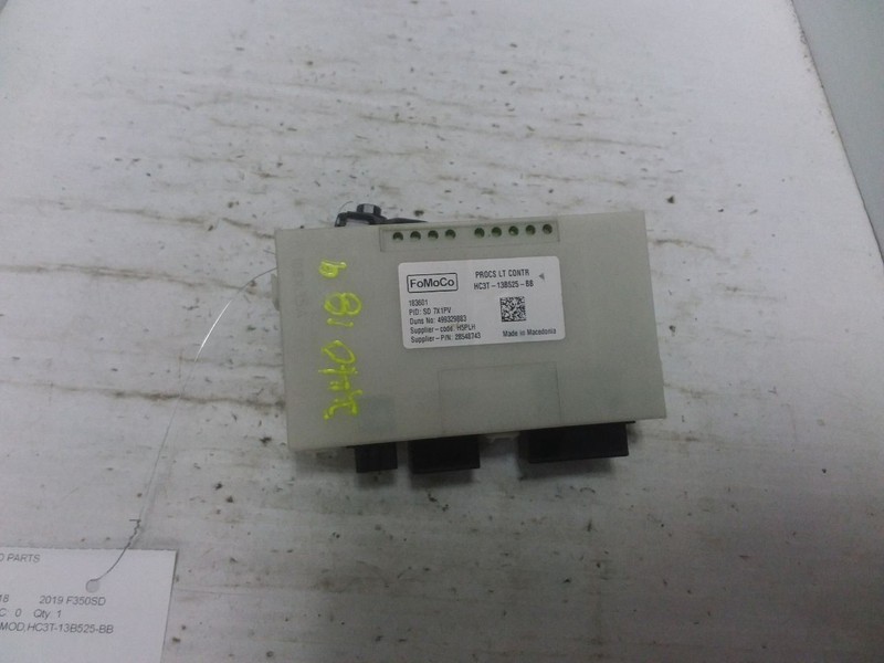 Lighting Control Module Under Console Fits 17-23 FORD F250SD PICKUP 1547799
