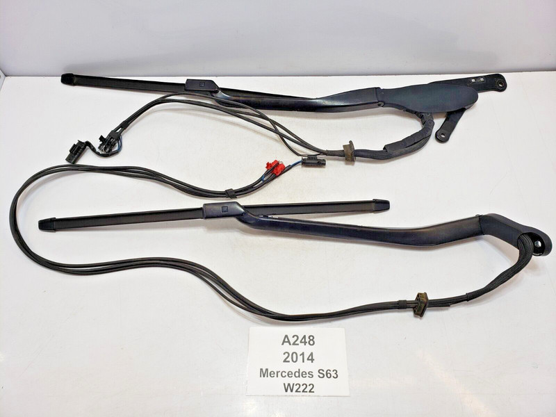 ✅ 2014-2020 OEM Mercedes W222 S63 AMG Front Right Left Windshield Wiper Arm