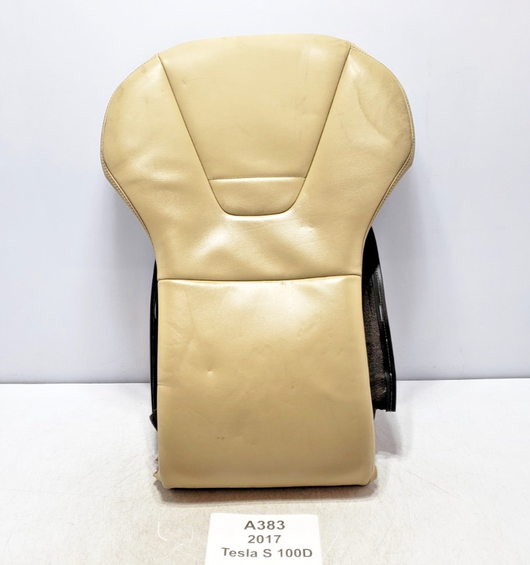 ✅2016-2020 Tesla Model X S Front Left Driver Side Seat Upper Cushion Beige