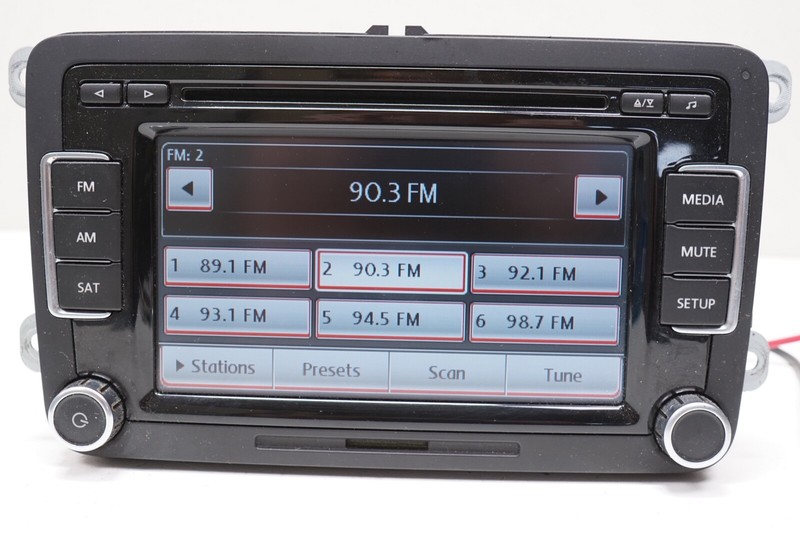 VOLKSWAGEN JETTA Radio CD Info Display Touchscreen Head w/ Code OEM 2011 - 2014