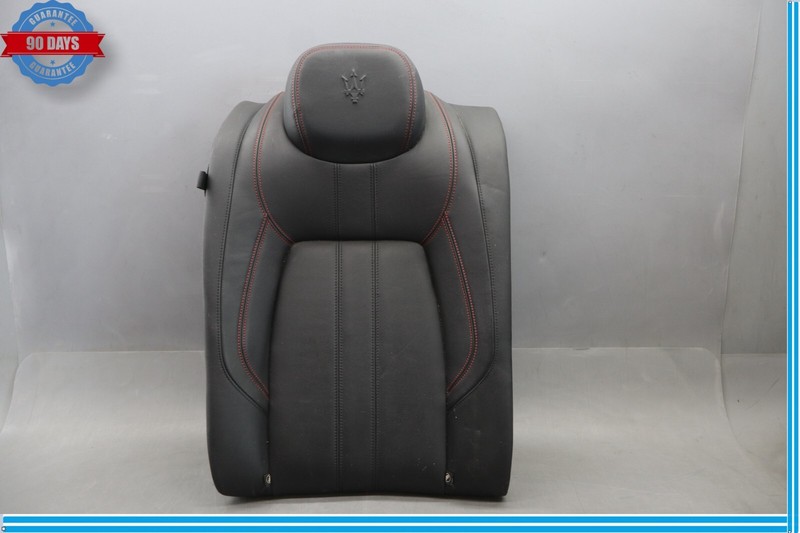 14-20 Maserati Ghibli Rear Right Passenger Side Top Upper Seat Cushion Black Oem