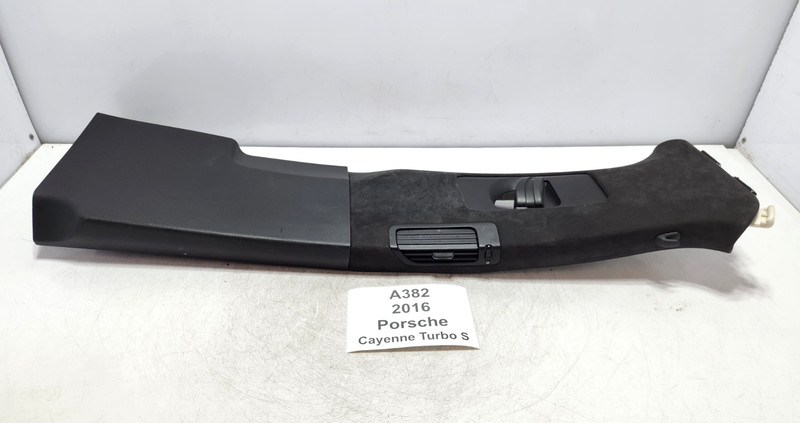 ✅ 11-18 OEM Porsche Cayenne Turbo 958 Right Passenger B Pillar Trim Panel Black