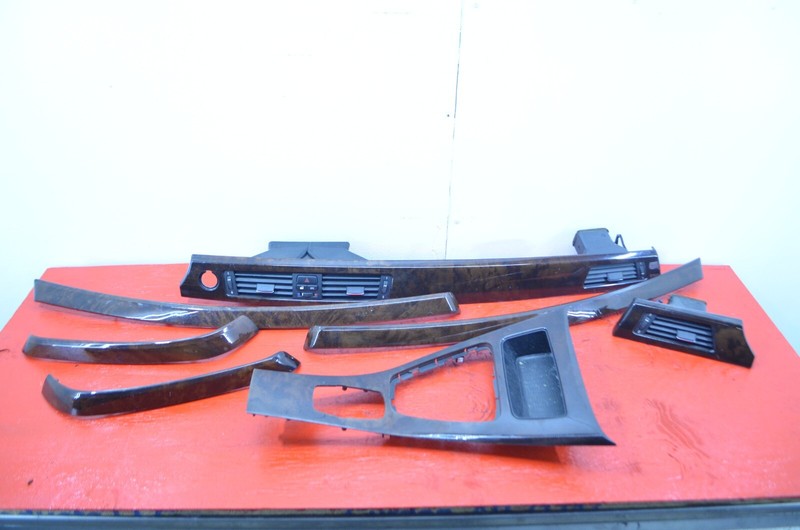 09-11 BMW E90 E91 3 SERIES INTERIOR TRIM SET OF 7 ITEMS OEM