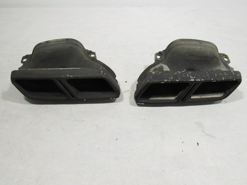 18-20 Mercedes S560 W222 2019 Rear Right Left Exhaust Muffler Pipe Tip 2 PCS ;:O