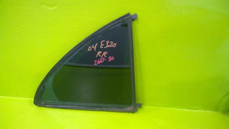 03-09 MERCEDES E320 SDN PASSENGER RIGHT REAR VENT GLASS OEM 2681-30