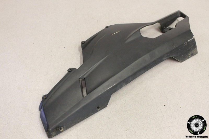 2011 Ducati 848 EVO LEFT LOWER BOTTOM BELLY SIDE FAIRING COWL PLASTIC 11