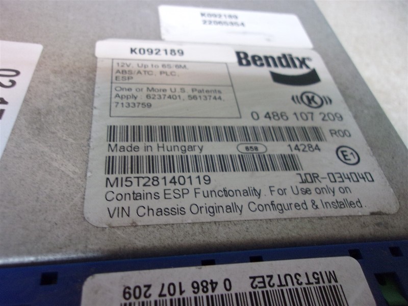 Bendix 0486107209 Volvo K092189 ABS Module *FREE SHIPPING*