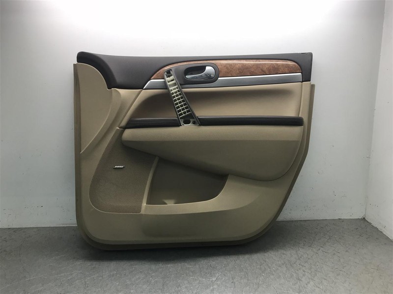 11 BUICK ENCLAVE FRONT PASSENGER RIGHT POWER INTERIOR DOOR PANEL BROWN TAN OEM