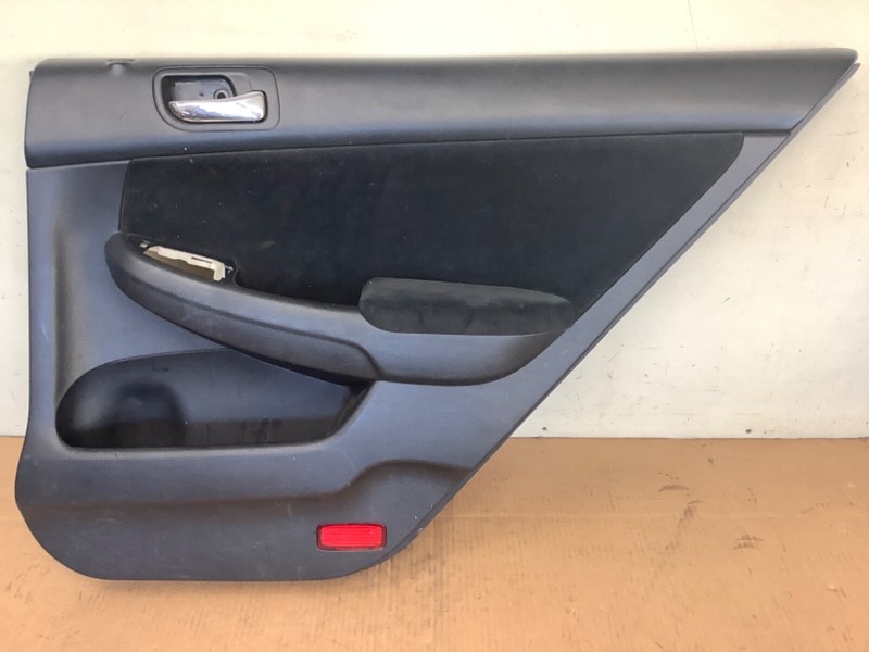 03-05 Accord 4DR LX Sedan Right Rear Door Interior Panel Lining Black Used OEM