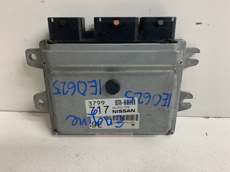 2013 Nissan Versa 1.6 Auto NEC000-838 Engine Computer Control Module Ecu Ecm Pcu