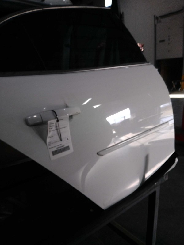 2015 Chevrolet Malibu Rear Right Door White OEM Used - Paint Chip, 137K Miles