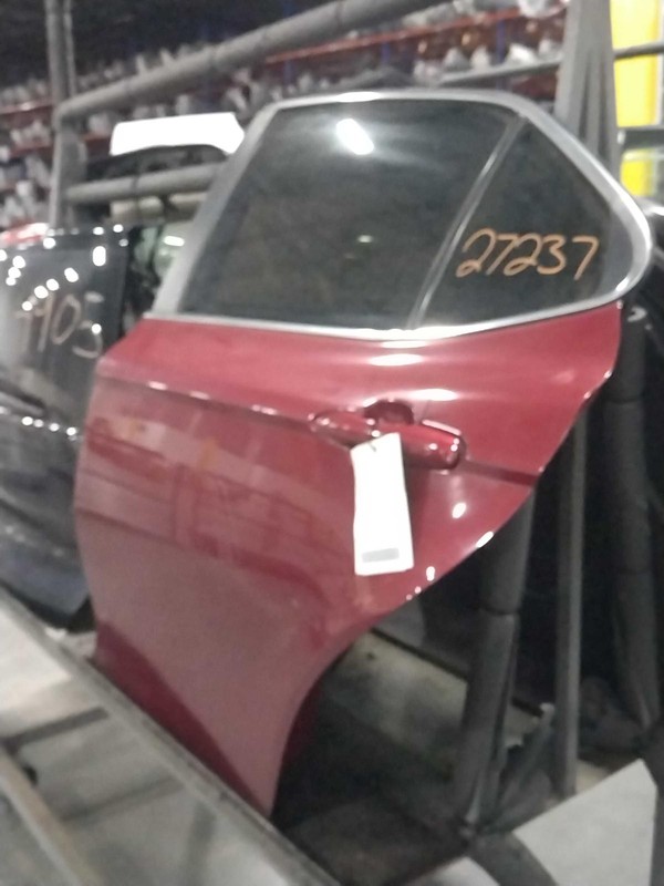 2018 Toyota Camry Left Rear Door Red 653526 85K Miles OEM Used Part