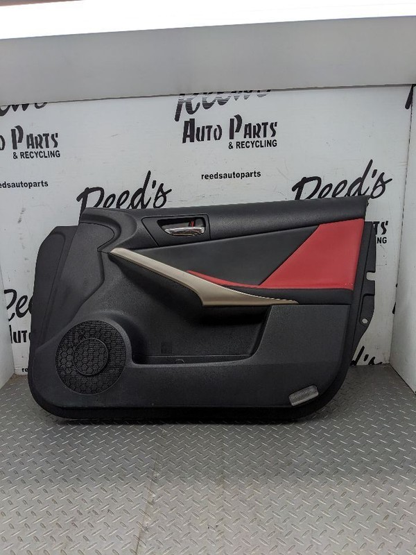 2014 2015 Lexus IS250 Front Right Pass Interior Door Panel Trim Red 1144630