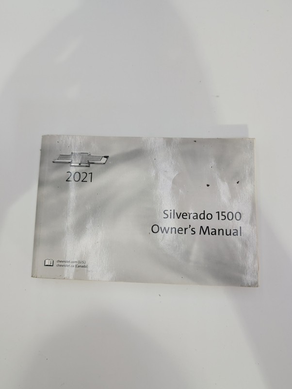 2021 Chevrolet Silverado 1500 Owners Manual With Free Shipping