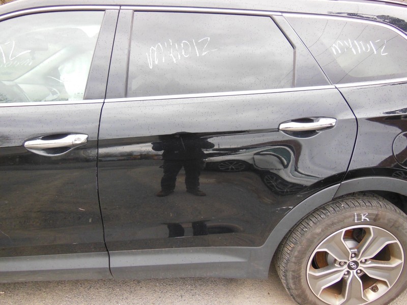 13 14 15 16 17 18 19 Hyundai Santa Fe Rear Door Left Driver LH Black RB5 OEM LWB