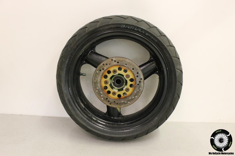1992 Kawasaki Ninja ZX7R ZX750K REAR WHEEL BACK RIM W BRAKE DISC ZX 750 92