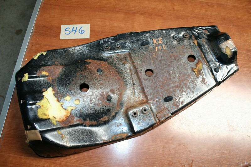 1991 Kawasaki KE 100 Seat Pan Saddle Pan OEM 91 E