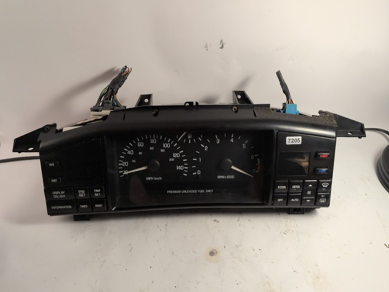 1995 CADILLAC ELDORADO SEVILLE INSTRUMENT SPEEDOMETER SPEEDO CLUSTER 14,886miles