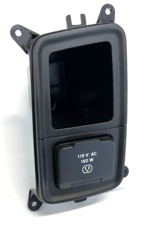 ✅2013-2024 RAM 1500-3500 STORAGE DASH POWER OUTLET INVERTER BEZEL 115V/150W OEM