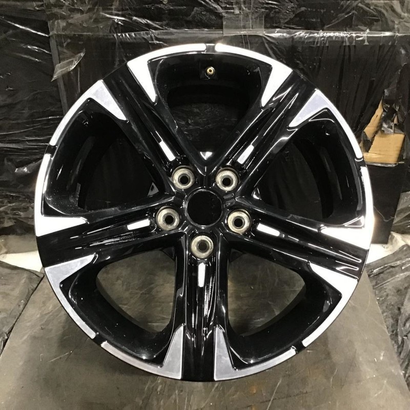 2021-2024 KIA K5 71027 B Wheel 18 xz 7-1/2 5 Spoke Rim Black Machined 52910L3320