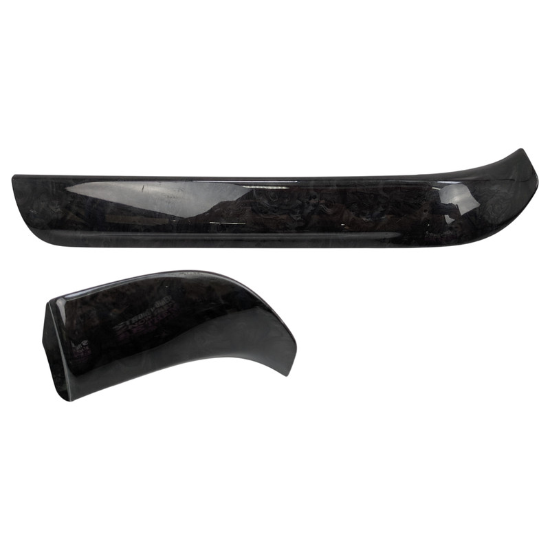2011-2019 DODGE DURANGO LEFT CENTER DASH TRIM PANEL MOLDING SET BLUR WOOD OEM