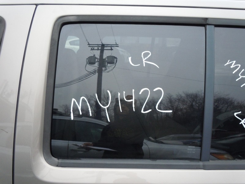 2005-2012 Nissan Pathfinder Rear Door Window Glass Driver Left OEM