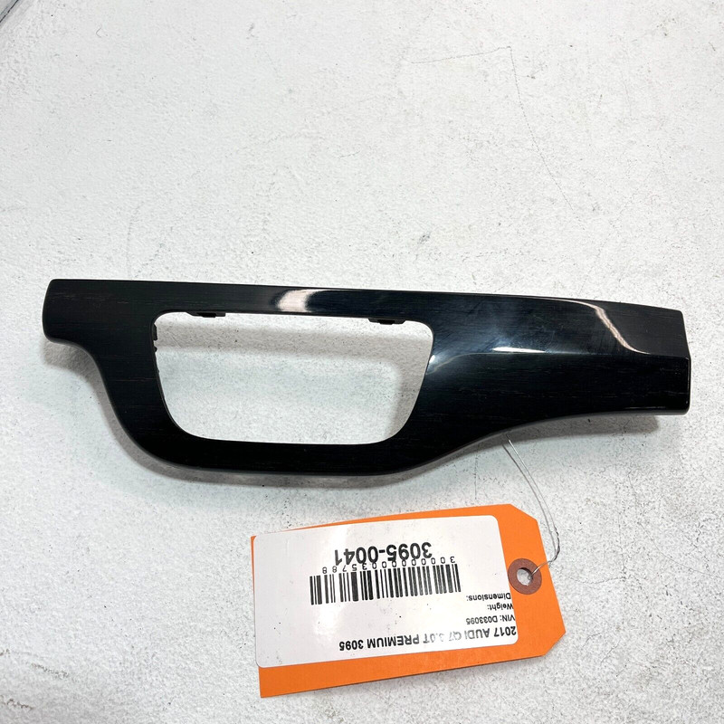 Dash Left Side Headlight Switch Bezel Molding Wood Grain AUDI Q7 2017-2019 OEM