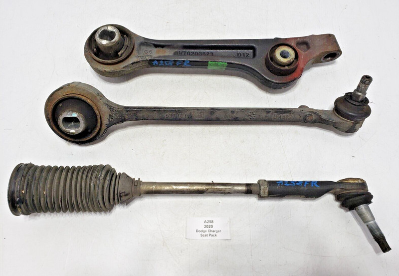 ✅ 20-23 OEM Dodge Charger Front Right Passenger Lower Upper Control Arm SET Of 3