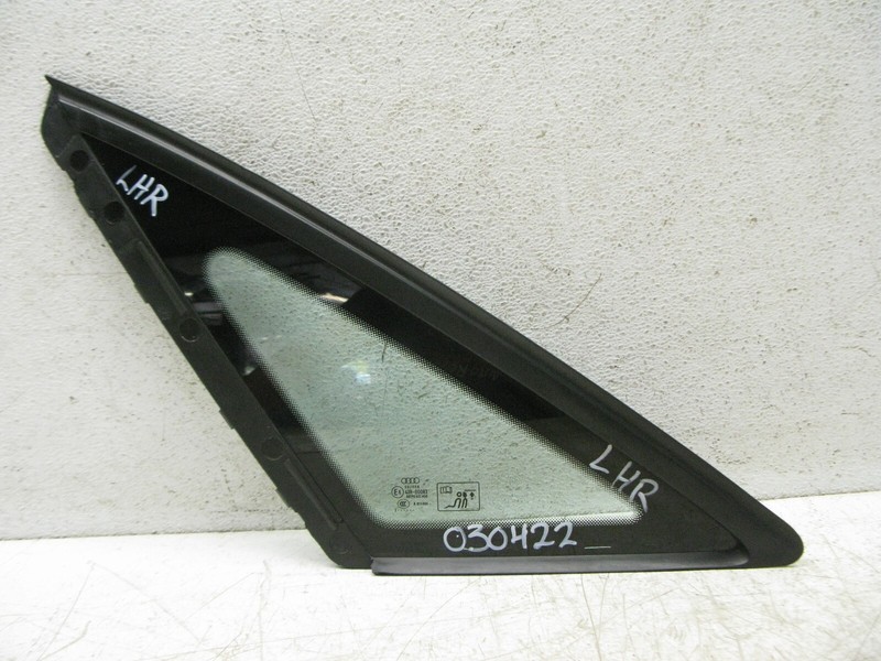 11-18 AUDI D4 A8 A8L LONG LWB QUARTER GLASS WINDOW REAR LEFT DRIVER OEM 030422