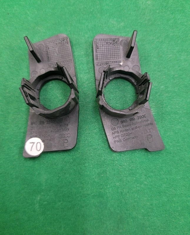 2013 - 2017 AUDI Q5 Rear Bumper Lower Parking Sensor Holder Brackets Cover OEM