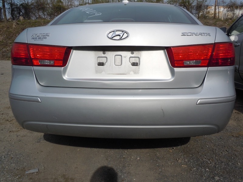 2009 2010 Hyundai Sonata Rear Bumper Cover Single Exhaust OEM SM