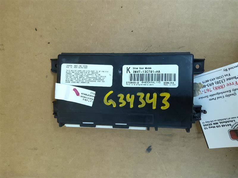 Chassis ECM Theft-locking Remote Keyless Entry Fits 00-06 LINCOLN LS 253775