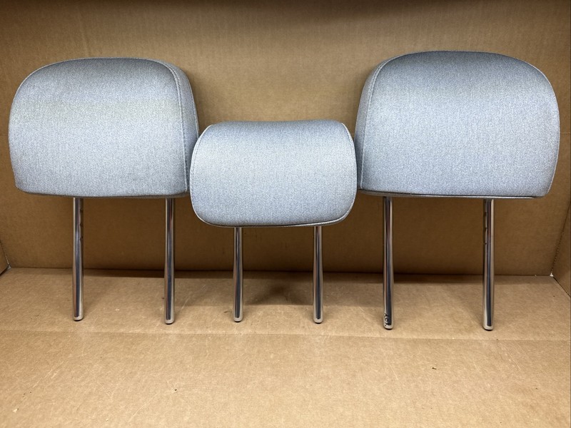 20-2022 Hyundai Palisade Rear Right Left Center 2nd Row Seat Headrest Cloth Set