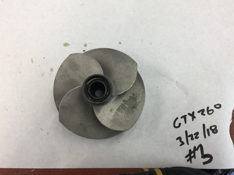 Sea-doo RXT RXP GTX 260 Stainless Impeller 267000567 FRESHWATER!