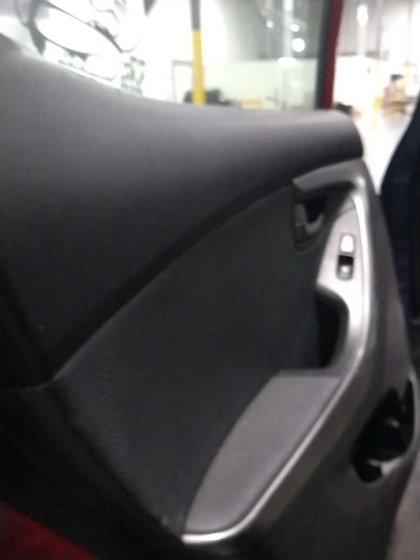 2013 Hyundai Elantra Rear Left Door Red 4DR Used Good Condition 513699