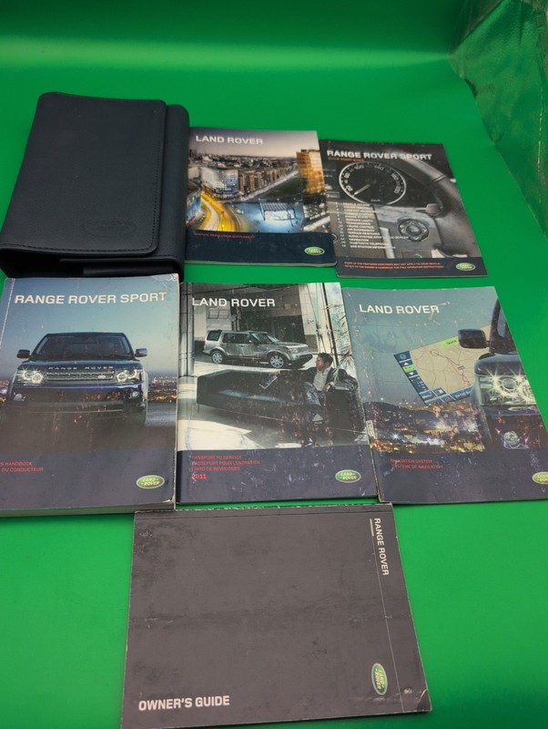 2011 Land Rover Range Rover Sport Owner's Handbook Manual Set With Case