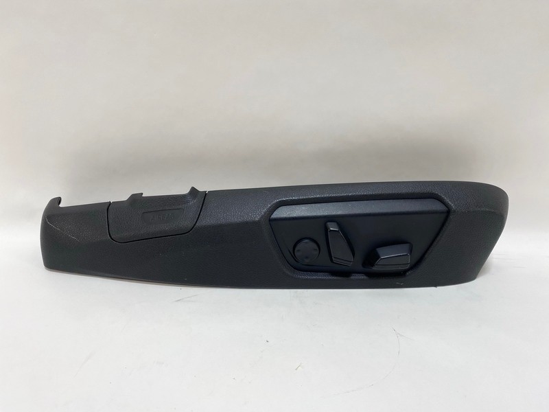 12-16 BMW SERIES 328I FRONT RIGHT PASS SEAT ADJUSTMENT SWITCH W/ BEZEL TRIM OEM