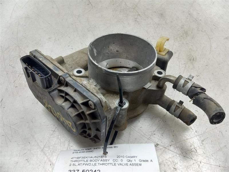 10-17 TOYOTA CAMRY LE 2.5L FWD AT ENGINE THROTTLE BODY