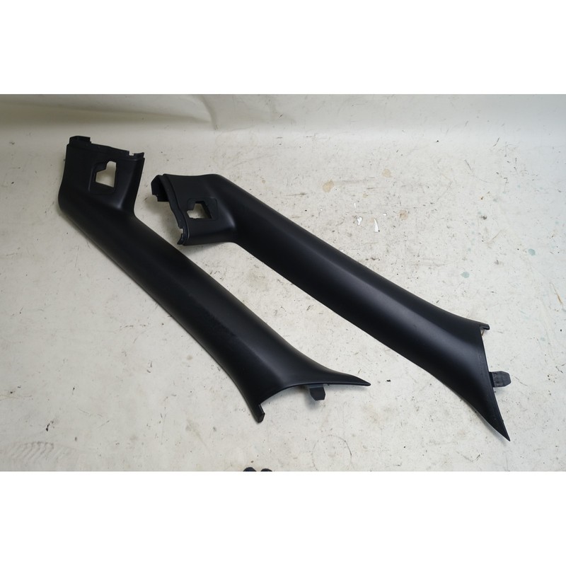 2003-2008 BMW E85 Z4 Roadster A- Pillar Column Trim Covers Black OEM