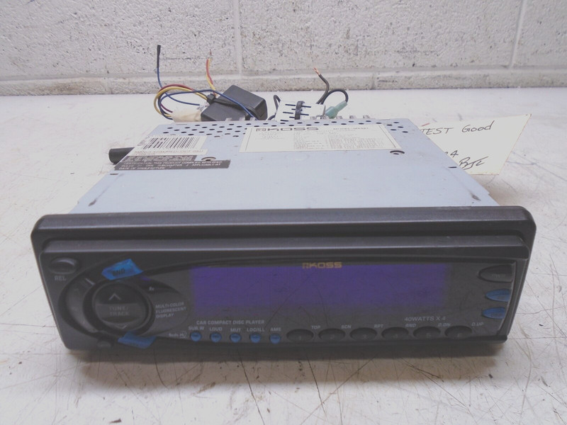 W5 Koss Model MS547 CD Player In Dash Unit