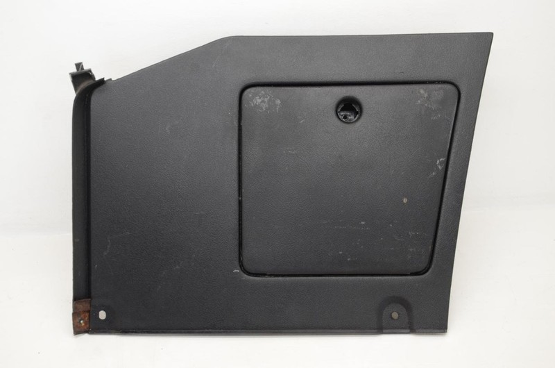 87-89 Nissan 300ZX Z31 Black Driver Left Rear Trunk Trim Storage Panel