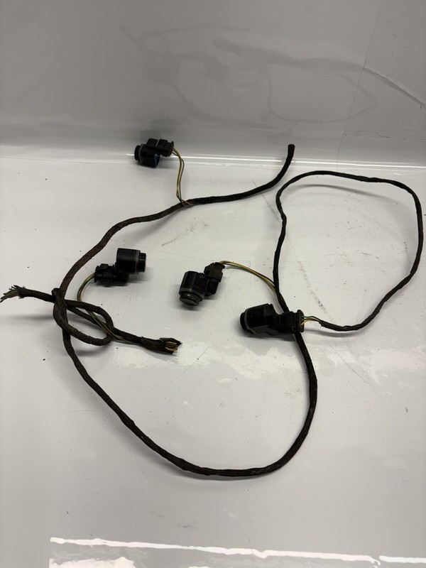 09-13 OEM BMW F10 F01 F02 Rear Bumper Parking Harness PDC Sensors Black