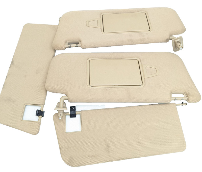 2003-2009 Mercedes Benz W211 E Class E320 E550 Sun Visor Pair tan