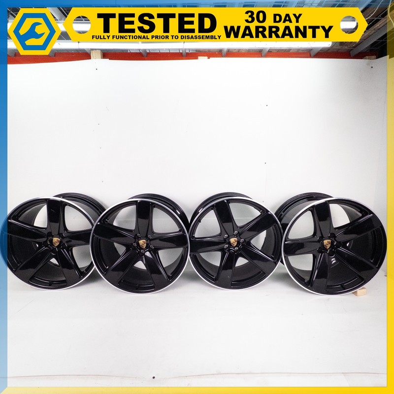 15-24 PORSCHE MACAN FACTORY 21" INCH ALLOY WHEEL RIM 9.5Jx21 SET OF 4 OEM